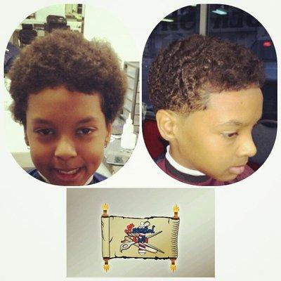 before and after kids cut