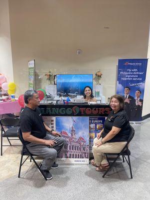 Travel Agents of Mango Tours in Anaheim, CA inside Seafood City Supermarket