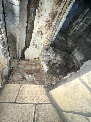 Firebox and smoke chamber rebuild