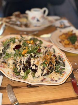 Seasonal Caesar salad