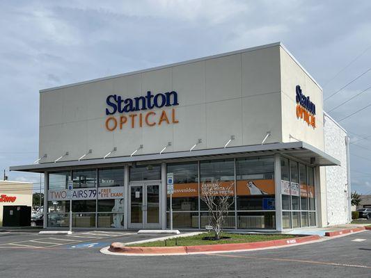 Storefront at Stanton Optical Store Harlingen TX 78552