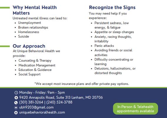 Unique Behavioral Health