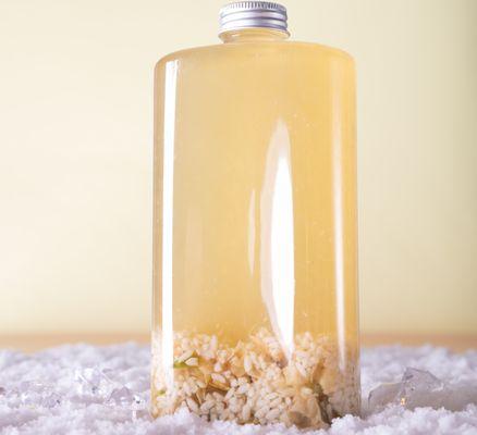 pure flower tea in the flask