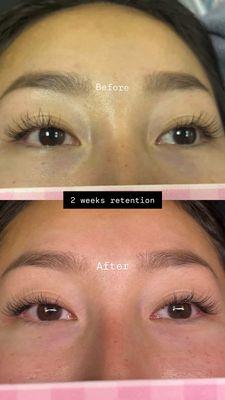 Lash retention