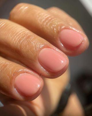 Builder Gel Overlay Short Nails