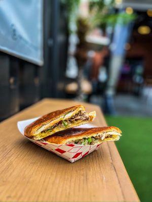 Philly cheesesteak.  Cuban of the month