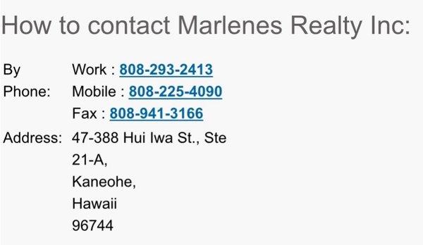 Marlene's Realty
