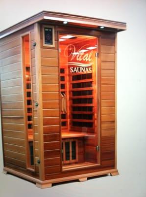 1-2 person infrared sauna service available