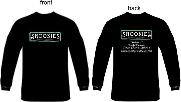 Available now, long sleeve black Beefy Tees $20.