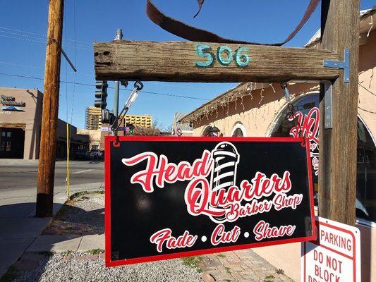 Download "The Cut" app do book an appointment.