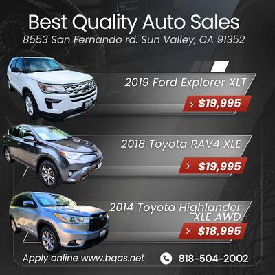 SUV Inventory