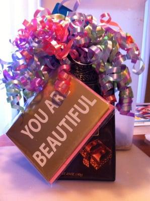 YOUR MOM IS ONE IS ONE OF A KIND WE HAVE THE MOST SPECIAL GIFT FOR YOUR MOM, AND A BOX OF CHOCOLATES AT THE FINALE OF YOUR SELECTED TREAT!