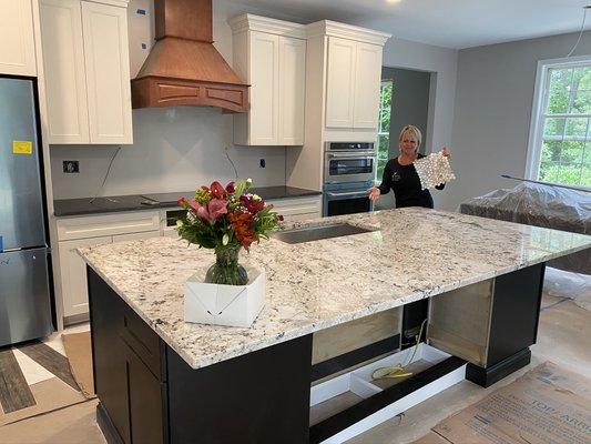 Granite countertop