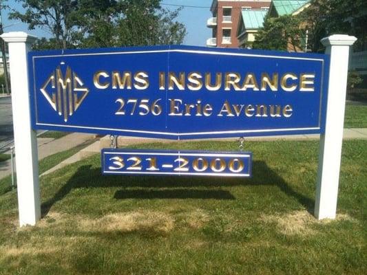 CMS Insurance sign