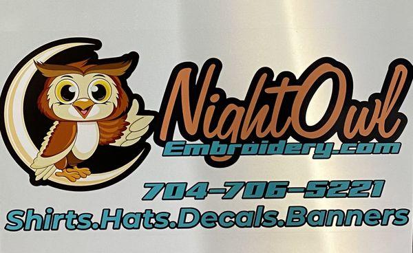 Night Owl Embroidery