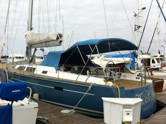 Mistral - Hanse 540e heading for Hawaii.