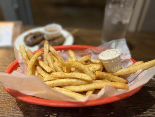 Fries with homemade ranch