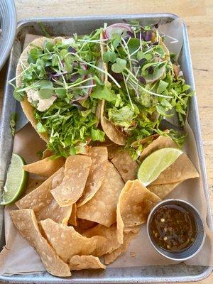 Chipotle Lime Cauliflower Tacos