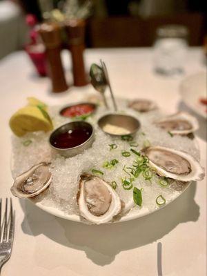 Seasonal Oysters on the Half Shell