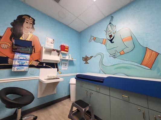 Each room has a theme