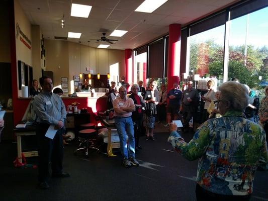 Chamber event...packed!