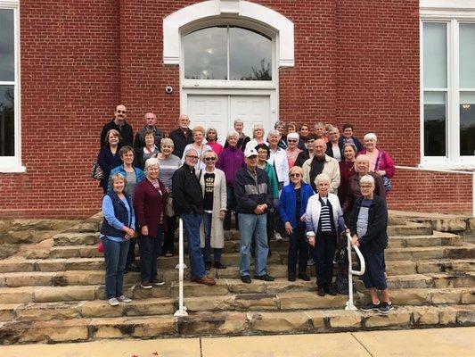 Tulsa Travelers at the Choctaw Nation Museum in Tuskahoma in October