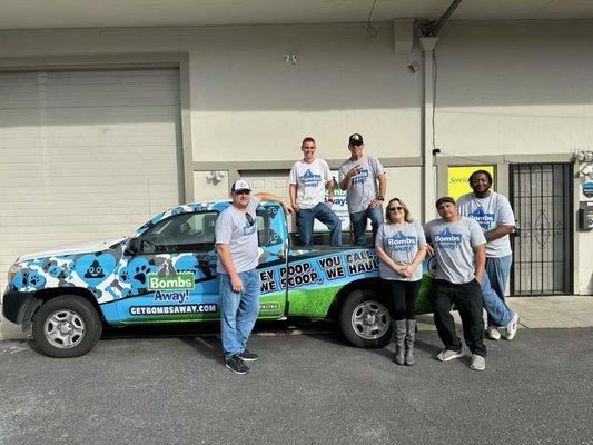 Our team of dedicated technicians.