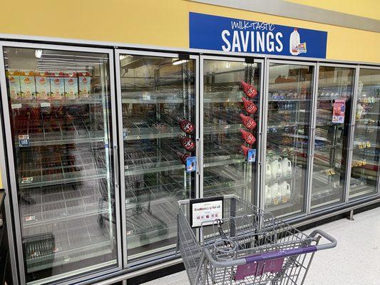 Current juice/dairy section 1/14/22