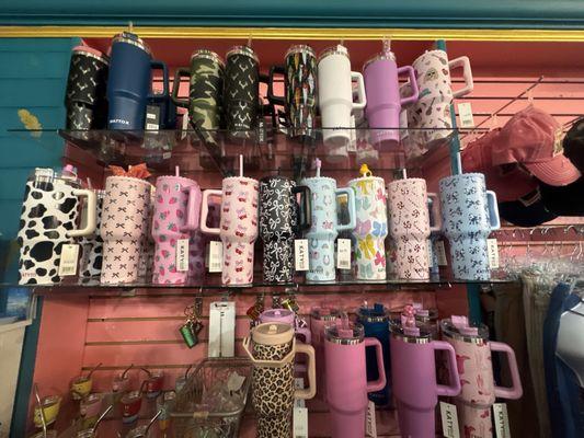 Peacocks & Flamingos