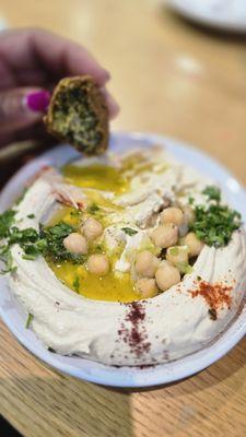 Hummus and falafel