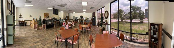 Pano shot of interior