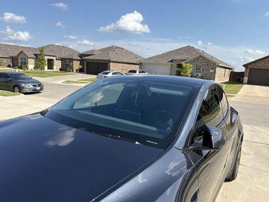 Nano ceramic tint done expertly  thank you Junior and Yvette