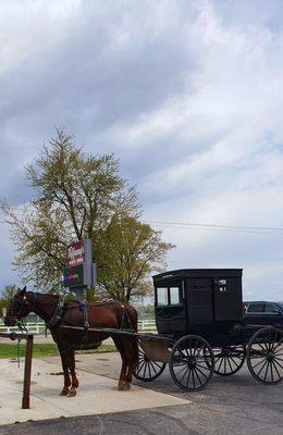 Parking for your horse and buggy