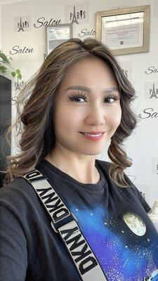 After done w my haircut