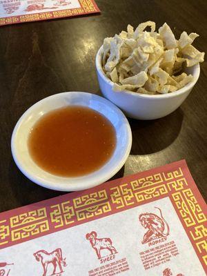 Crispy noodles, really good