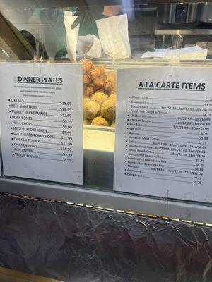 Menu - September 2025