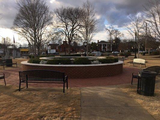 Fountain (currently not flowing)