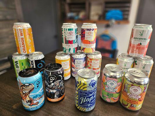 Non-alcoholic beverages are available.