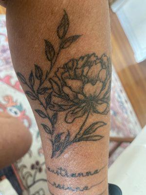 Apple Moon Tattoo