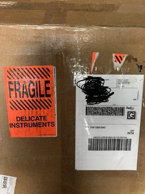 Fragile status and signature required both ignored by Fed X!!