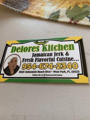 Business card with new name