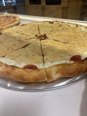 Stuffed meatlover pizza