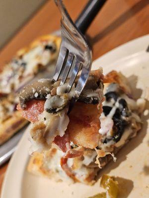 The Supreme Individual Pizza. A picture is worth a thousand words.