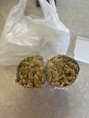 Pollo cali burrito