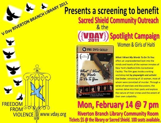 V-Day at the library Monday, Feb. 14 2011.