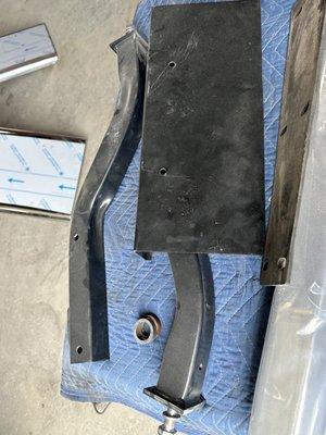 Drilled the holes in the wrong place