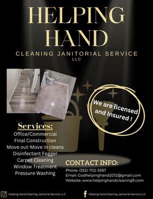 Helping Hand Cleaning Janitorial Service