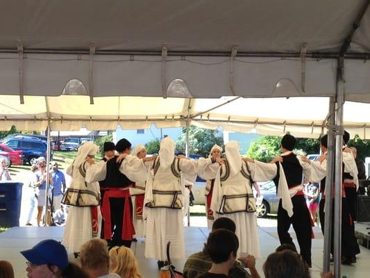 Fun hour or two of greek food, music, dancing and culture right near downtown Fayetteville!