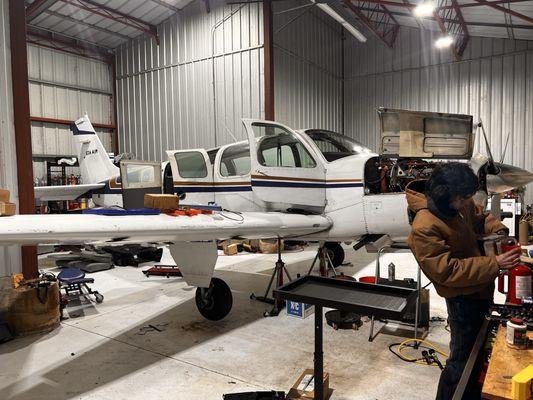 A36 100hr inspection wit repairs