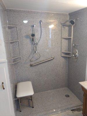 TUB TO SHOWER CONVERSION